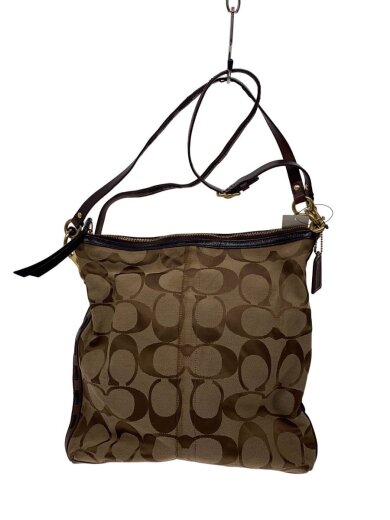 商品画像：シグネチャー ショルダーバッグ/BEG/総柄/F13007 1