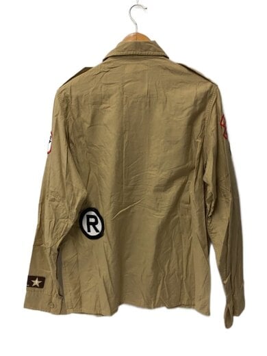 商品画像：ミリタリーシャツ/L/コットン/BEG 2