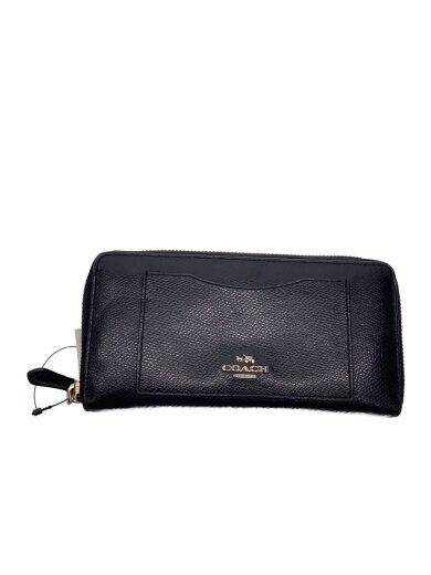 商品画像：長財布_オールレザー/レザー/BLK/無地/レディース 1