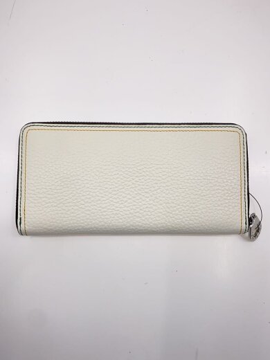 商品画像：長財布/レザー/WHT/無地/メンズ 2