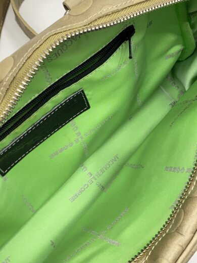 商品画像：ドットエンボス レザー 2WAYハンドバッグ/BEG 6