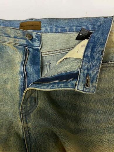 商品画像：BIRTH OF ROYAL CHILD Dirty-Washed Brushing Wax Baggy Denim// 3