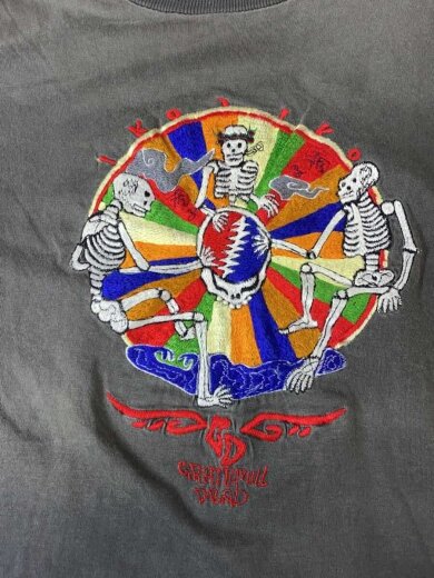 商品画像：80s-90s Vintage Grateful Dead グレイトフルデッド Tシャツ/GRY/両シングル 4