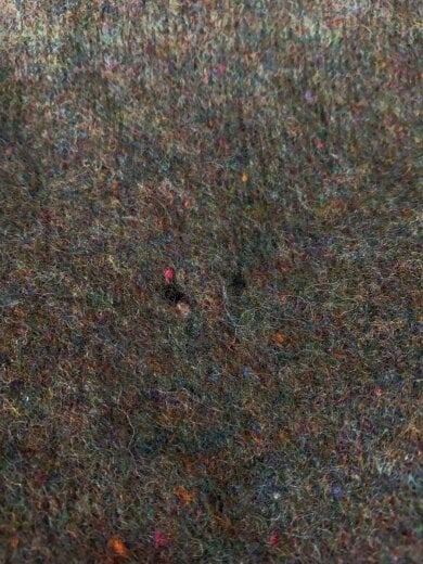 商品画像：Mc George メンズ スコットランド製 ニット/L/ウール/KHK/総柄 7