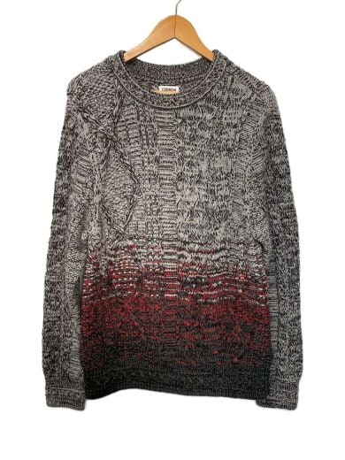 商品画像：KNIT SWEATER ニット・セーター ローゲージ/46/ウール/GRY/無地/20-174-034 1