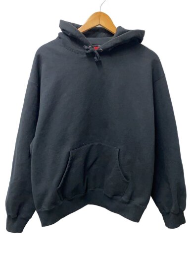 商品画像：Satin Applique Hooded Sweatshirt/M/BLK 1