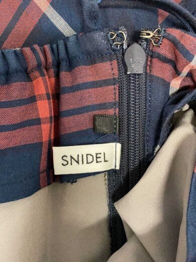 商品画像：フリルチェックキャミソールワンピース/1/コットン/BLU/チェック/SWFO254180 3