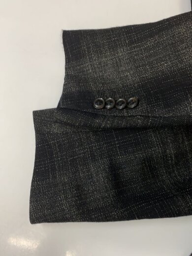 商品画像：オンブレチェックテーラードジャケット/46/ウール/GRY/LSD-14AW-J002 5