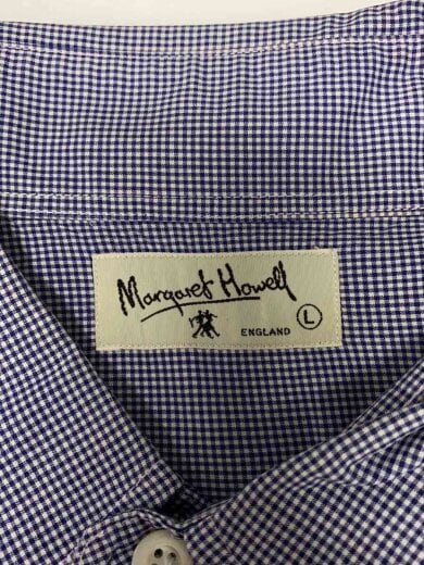 商品画像：OLD ボタンダウンシャツ/L/コットン/BLU/チェック/mh-076319 3