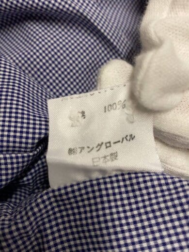 商品画像：OLD ボタンダウンシャツ/L/コットン/BLU/チェック/mh-076319 4