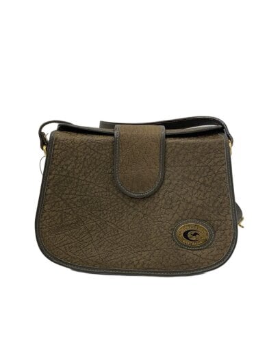 商品画像：レザー ショルダーバッグ/KHK 1