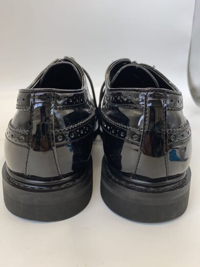 商品画像：ウィングチップ 外羽根 ドレスシューズ/US8/BLK/エナメル/GR-KI2534 6