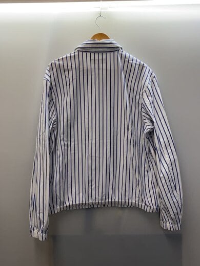 商品画像：ジップアップブルゾン/L/WHT/ストライプ// 2