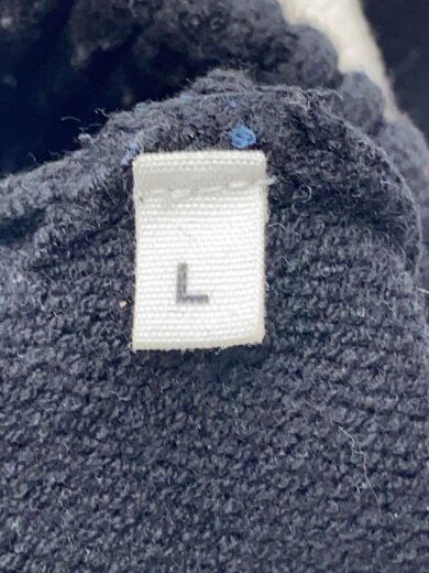 商品画像：21AW タートルネック ハートロゴニット/ウール/BLK/ボーダー/H21K203.0 4