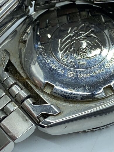 画像：SEIKOダイバーズウォッチ/ペプシカラー/自動巻腕時計/アナログ/BLK/SLV/7S26-00206