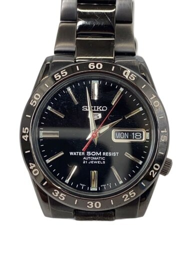 商品画像：seiko05/裏スケルトン/自動巻腕時計/アナログ/BLK/BLK/7S26-02T0// 1