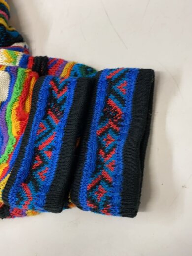 商品画像：ニット・セーター(厚手)/M/orimary colors knit/3dニット/マルチカラー/総柄// 5