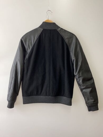 商品画像：スタジャン/XS/ウール/BLK/24361-31322/レザースリーブ// 2