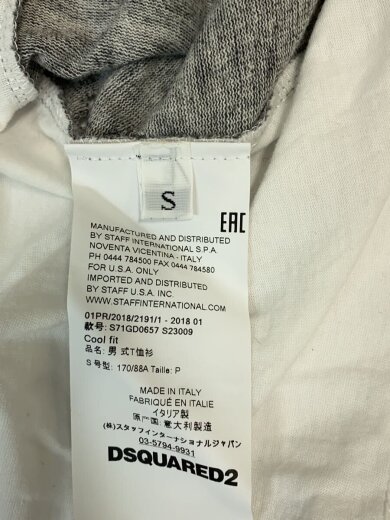 商品画像：ダメージ加工ラグランTシャツ/S/コットン/WHT/s71gd0657/ヘザーグレー// 5