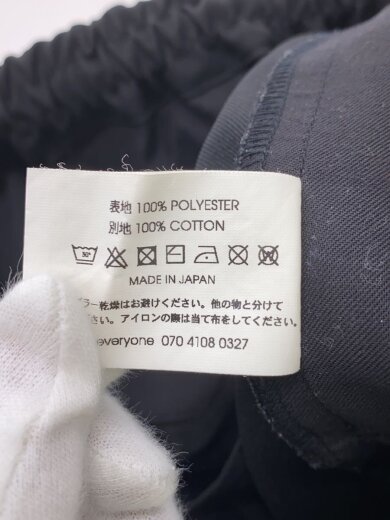 商品画像：ボトム/M/POLYESTER TWILL EASY SLACKS/BLK/無地/EV24-PT14 5