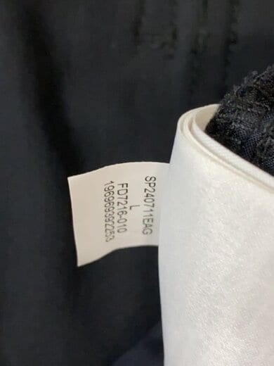 商品画像：WMNS JORDAN HW CHI PANTS/L/ポリエステル/BLK/FD7216-010 6