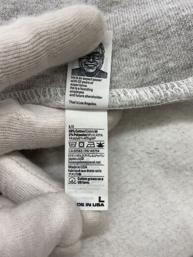 商品画像：ジップパーカー/L/--/GRY// 4