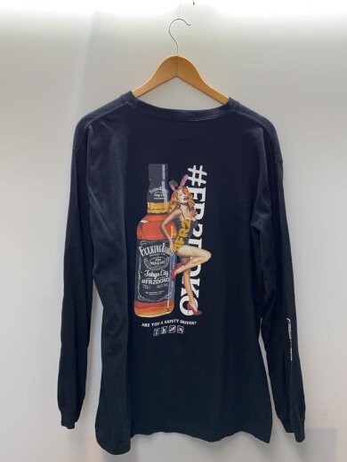 商品画像：whiskey bunny/ウイスキーバニー/長袖Tシャツ/L/コットン/BLK// 2