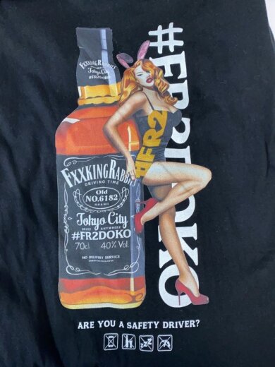 商品画像：whiskey bunny/ウイスキーバニー/長袖Tシャツ/L/コットン/BLK// 7