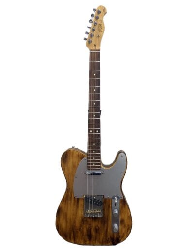 画像：FgN(FUJIGEN)NTL-10 Mod. NTL-10 Mod/テレキャスタイプ/本体のみ/2020年製/塗装剥ぎ+着色/PG交換1
