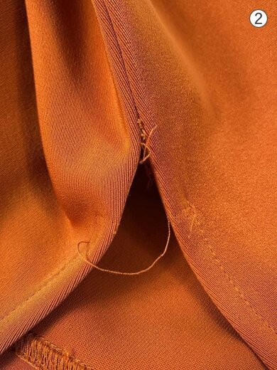 商品画像：トップス/M/ポリエステル/ORN/HIGH NECK ZIPPED TOP 8