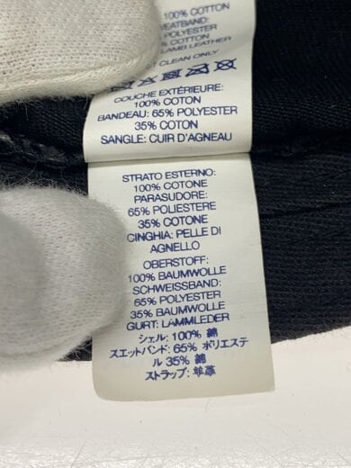 商品画像：キャップ/--/コットン/BLK/無地/メンズ 6