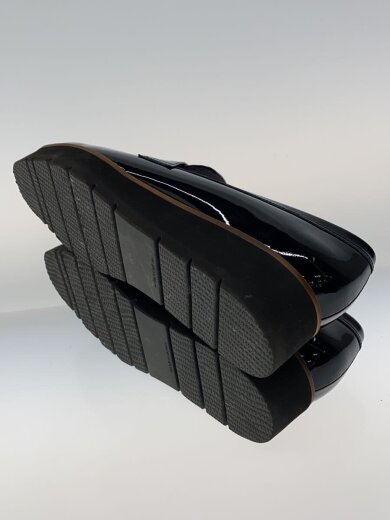 商品画像：厚底/コインローファー/--/BLK/エナメル 4