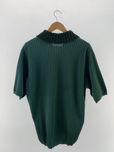 商品画像：ニット半袖シャツ/5/ポリエステル/GRN/S23SS-KN01 2