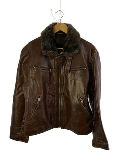 商品画像：レザージャケット・ブルゾン/3L/馬革/BRW 1