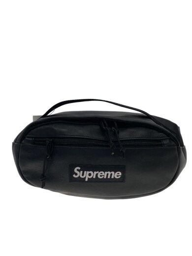 商品画像：Leather Waist Bag/ウエストバッグ/牛革/BLK// 1