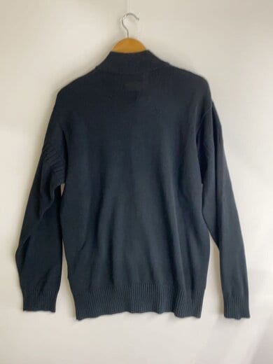 商品画像：Maglia Cardigan//カーディガン(厚手)/L/コットン/BLK/無地/7415508B6// 2