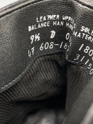 商品画像：USA製/サイドジップ/ブーツ/US9.5/BLK/レザー// 5