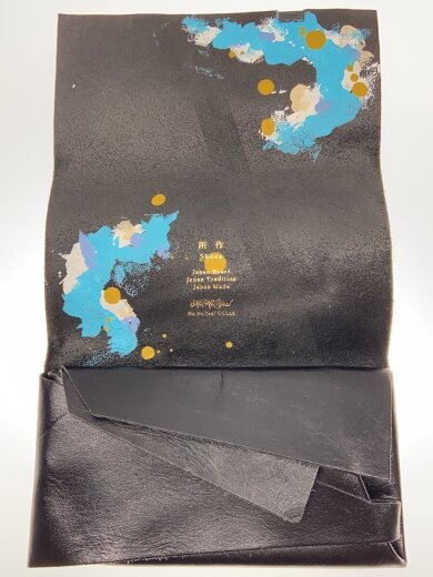 商品画像：青龍/長財布/牛革/BLK/無地/メンズ// 7