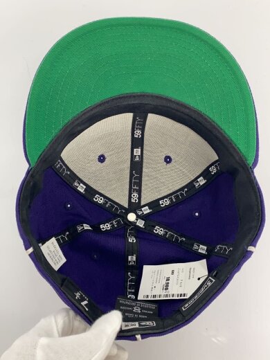 商品画像：キャップ/7 1/2/BLU/無地/メンズ 4