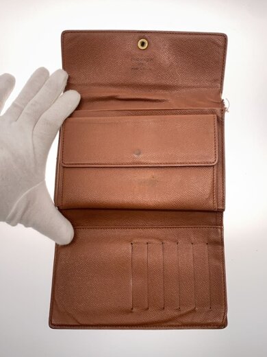 商品画像：3つ折り財布/PVC/BRW/レディース 4