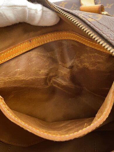 商品画像：フラネリー45_モノグラム・キャンバス/M51115/PVC/BRW/内ポケットヒビ割れ有/ヌメ革劣 7