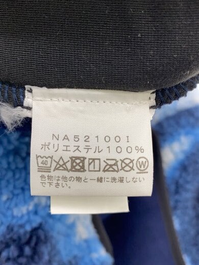 商品画像：21aw/Bleached Denim Print Fleecejacket/XL/総柄 4