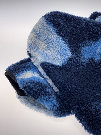 商品画像：21aw/Bleached Denim Print Fleecejacket/XL/総柄 5