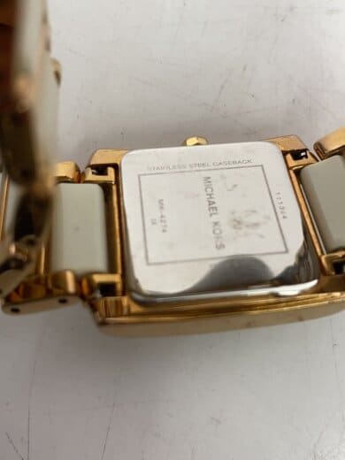 商品画像：クォーツ腕時計/アナログ/WHT/GLD/MK-4274 3