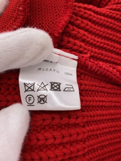 商品画像：ドライバーズニット/3/ポリエステル/RED/BSP245 5