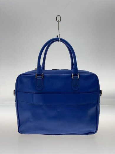 商品画像：ハンドバッグ/レザー/BLU/無地 3