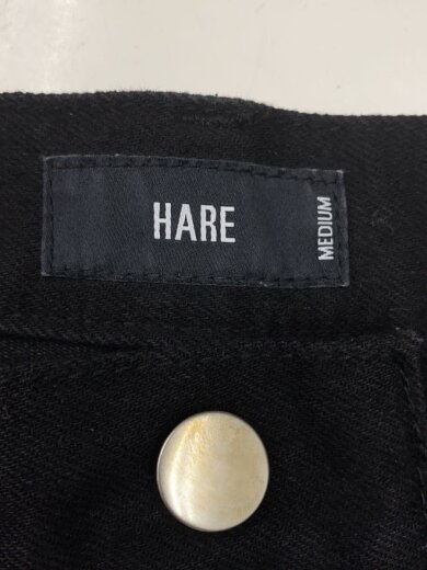 商品画像：ボトム/M/コットン/BLK/カットアウトワイドデニムパンツ 4