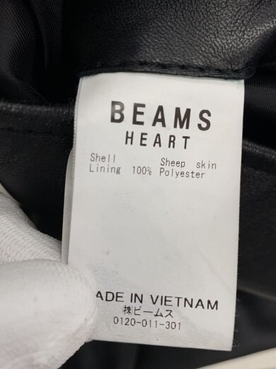 商品画像：レザージャケット・ブルゾン/M/羊革/BLK/42-18-0224-202 4