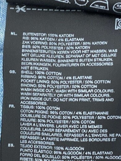 商品画像：ジャケット/M/コットン/BLU 4