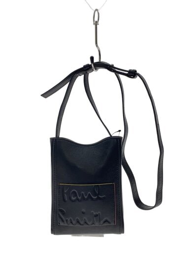 商品画像：ショルダーバッグ/レザー/BLK/無地/APU041 1